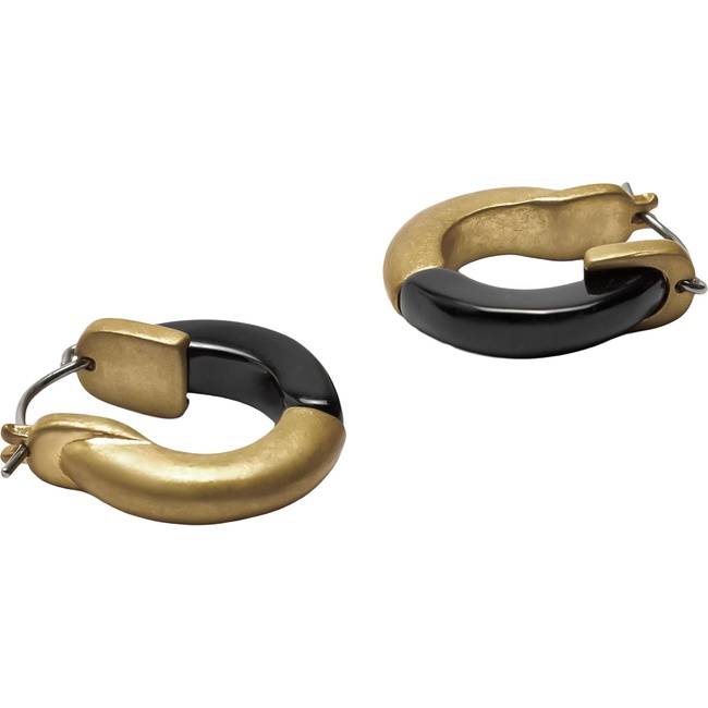 Жіночі чорні сережки Parfois артикул 239061 _BK FW2025 Фото ракурс 2 - Жіночі чорні сережки Parfois артикул 239061 _BK FW2025