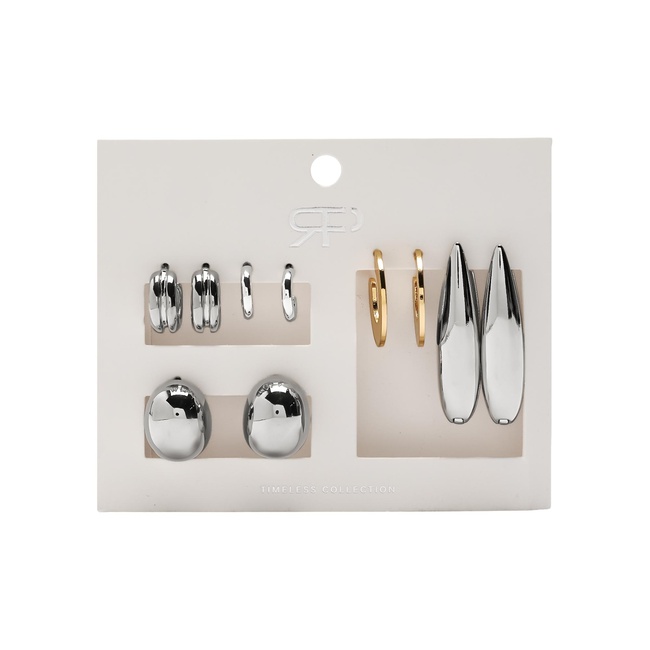 Фото ракурс 4 - Жіночий золото-срібний набір Parfois артикул 239741 _MM FW2025