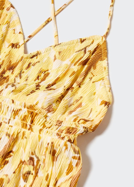 Фото ракурс 4 - Женский желтый сарафан Mango артикул 47038642 12 4 season