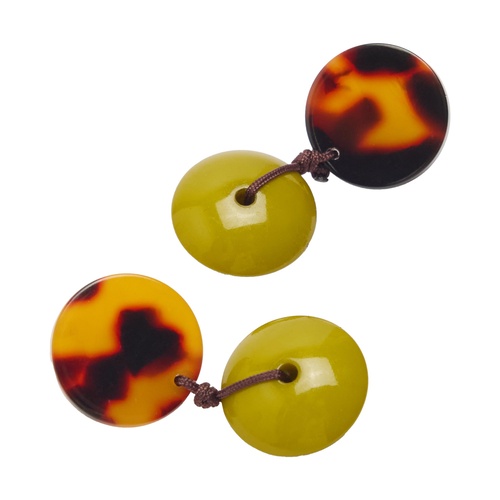 Фото ракурс 2 - Жіночі зелені сережки Parfois артикул 239707 _OL FW2025