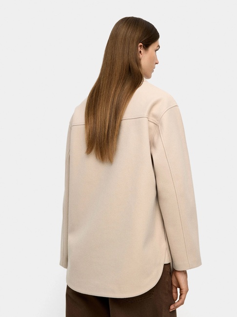 Фото ракурс 2 - Жіноча молочна сорочка Parfois артикул 238487 _EC FW2025