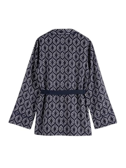 Жіночий синій пiджак SCOTCH & SODA артикул 179542 V409 SS2025 Фото ракурс 2 - Жіночий синій пiджак SCOTCH & SODA артикул 179542 V409 SS2025