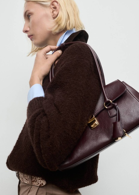 Фото ракурс 4 - Женский коричневый жакет Mango артикул 17057813 30 1 season