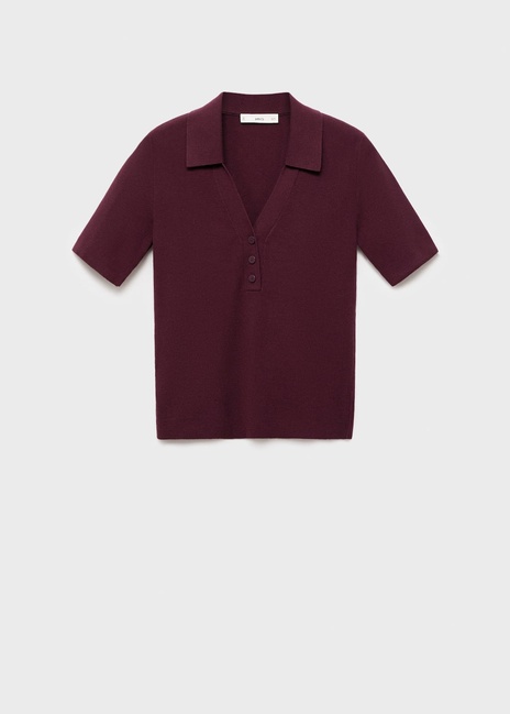 Фото ракурс 3 - Жіночий бордовий джемпер Mango артикул 17065981 77 1 season