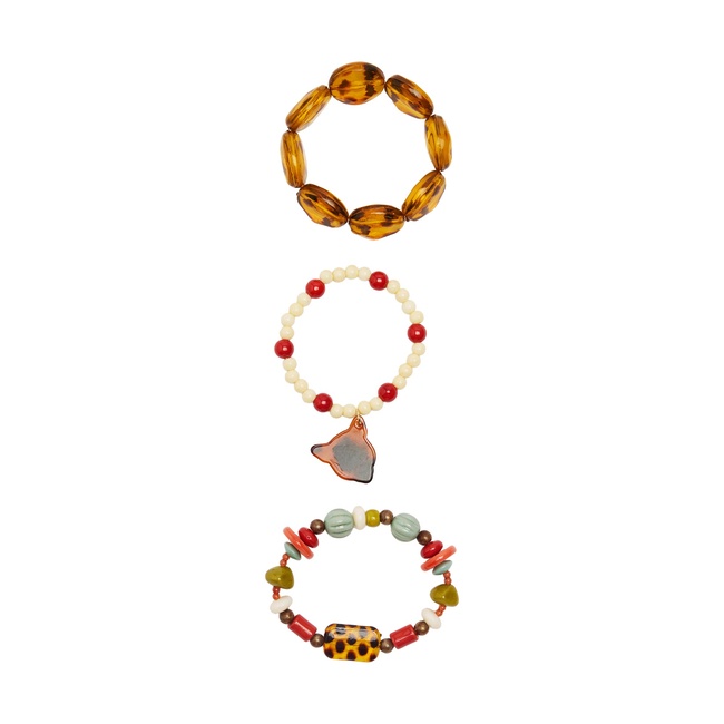 Женский разноцветный браслет Parfois артикул 239981 _HM FW2025 Фото ракурс 3 - Женский разноцветный браслет Parfois артикул 239981 _HM FW2025