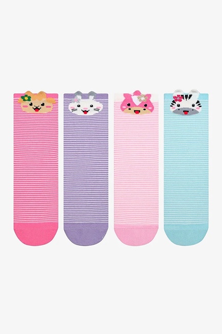 Різнокольорові шкарпетки для дівчаток Penti артикул PHC8KPR524SK MIX 25SS Фото ракурс 1 - Різнокольорові шкарпетки для дівчаток Penti артикул PHC8KPR524SK MIX 25SS