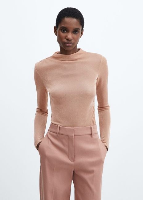 Фото ракурс 1 - Женский розовый джемпер Mango артикул 57009107 83 5 season