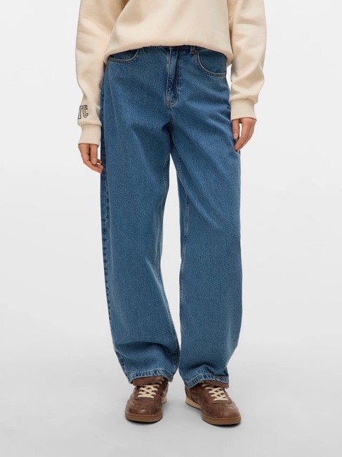 Фото ракурс 1 - Женские синие джинсы Vero Moda артикул 10332234 Medium Blue Denim FW2025