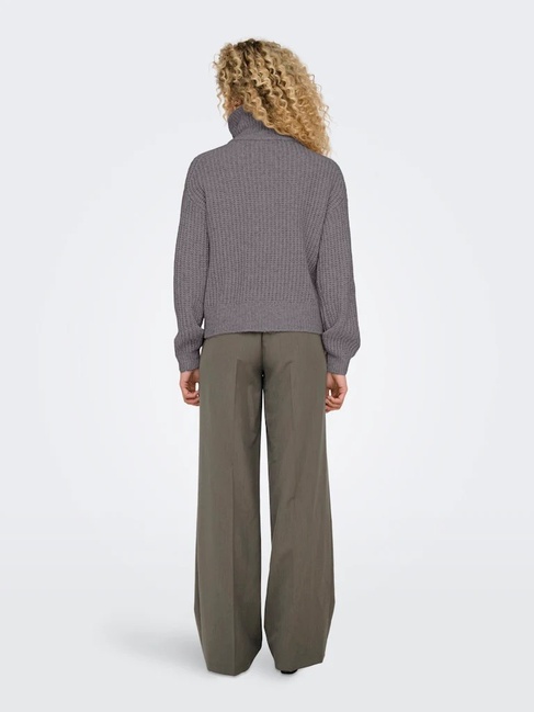 Фото ракурс 2 - Жіночий сірий джемпер Only артикул 15332444 December Sky FW2025