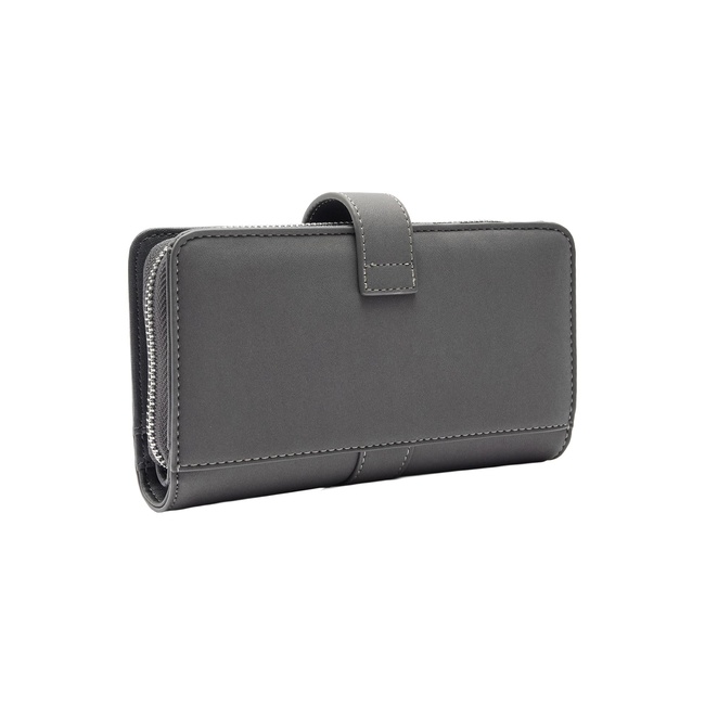 Фото ракурс 2 - Женский серый кошелёк Parfois артикул 242065 _GY SS2026
