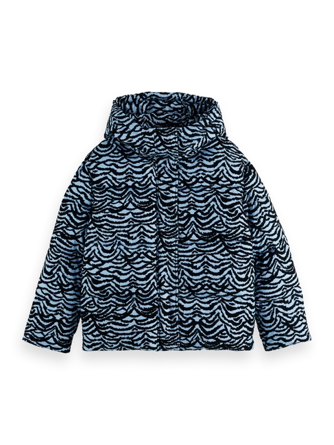 Фото ракурс 5 - Женская синяя куртка SCOTCH & SODA артикул U9G00907T V457 FW2025