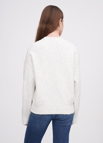 Фото ракурс 2 - Жіночий сірий светр EQUILIBRI артикул W342 085 000 Grey FW2025