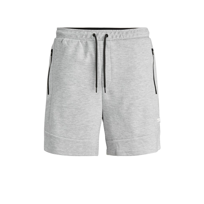 Фото ракурс 1 - Чоловічі сірі шорти Jack & Jones артикул 12186750 LIGHT GREY MELANGE SS2024