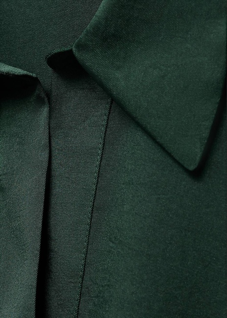 Фото ракурс 6 - Женская зеленая рубашка Mango артикул 17067800 47 1 season