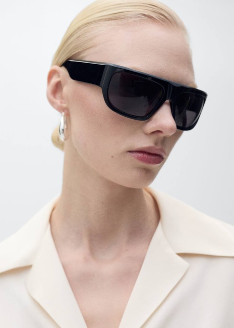 Фото ракурс 4 - Жіноча молочна сорочка Mango артикул 87007185 02 8 season