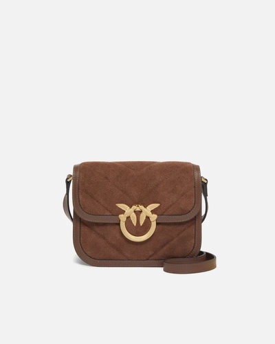 Фото ракурс 1 - Женская коричневая сумка Pinko артикул 104297-A2JH L74V FW2025