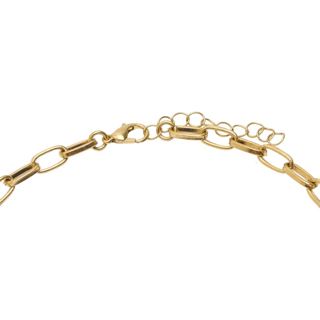 Женское золотое ожерелье Parfois артикул 235022 _BM FW2025 Фото ракурс 3 - Женское золотое ожерелье Parfois артикул 235022 _BM FW2025