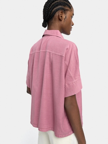 Фото ракурс 2 - Жіноча рожева блузка Parfois артикул 240320 _PK FW2025