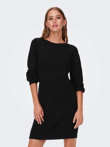 Фото ракурс 1 - Жіноча чорна сукня Only артикул 15234103 Black FW2025