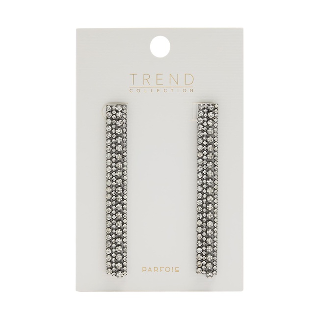 Фото ракурс 4 - Женские серебряные серьги Parfois артикул 242641 _SV FW2025