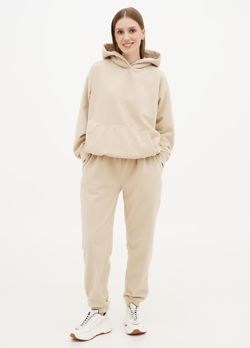 Фото ракурс 1 - Женские бежевые штаны EQUILIBRI артикул FS FL Jogger Beige FW2024