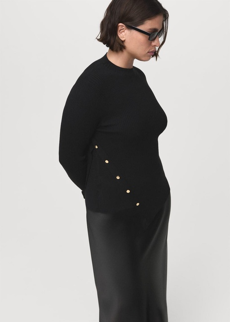 Фото ракурс 7 - Женский черный джемпер Mango артикул 17005826 99 1 season