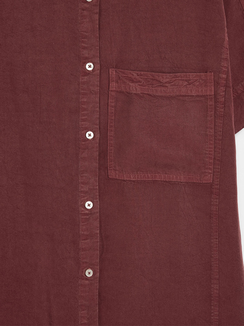 Фото ракурс 5 - Женское бордовое платье Parfois артикул 232234 _BU FW2025