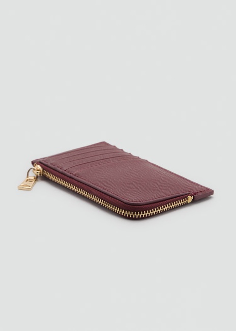 Женский бордовый кошелёк Mango артикул 17081215 78 1 season Фото ракурс 3 - Женский бордовый кошелёк Mango артикул 17081215 78 1 season