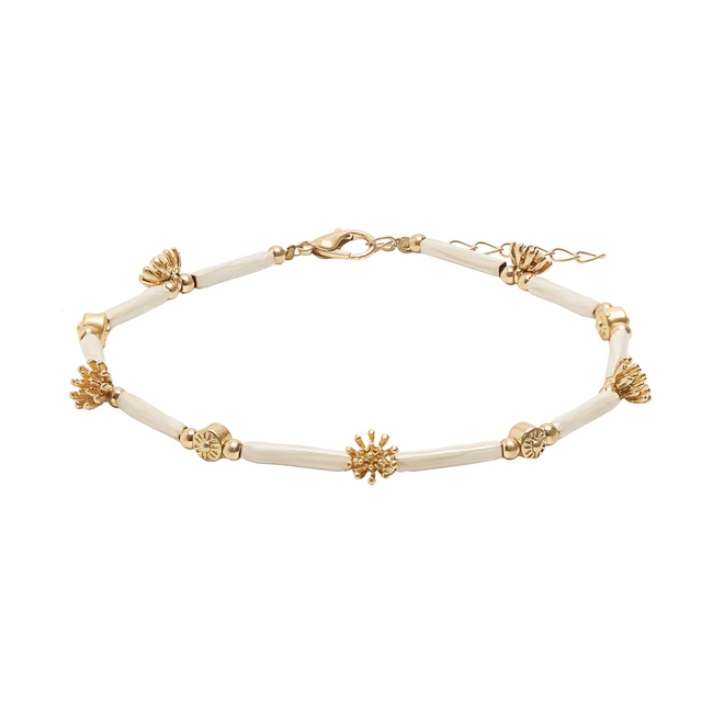 Жіночий білий браслет Parfois артикул 235112 _WT FW2025 Фото ракурс 1 - Жіночий білий браслет Parfois артикул 235112 _WT FW2025