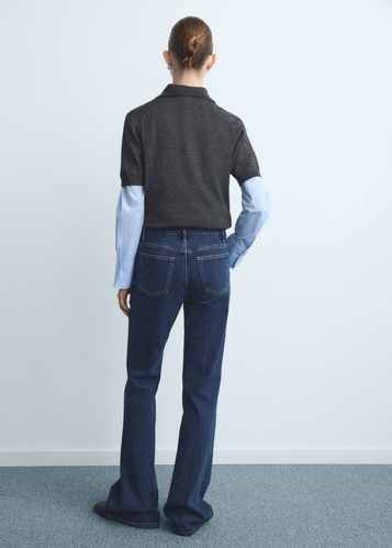 Фото ракурс 2 - Женские синие джинсы Mango артикул 27021193 TO 2 season