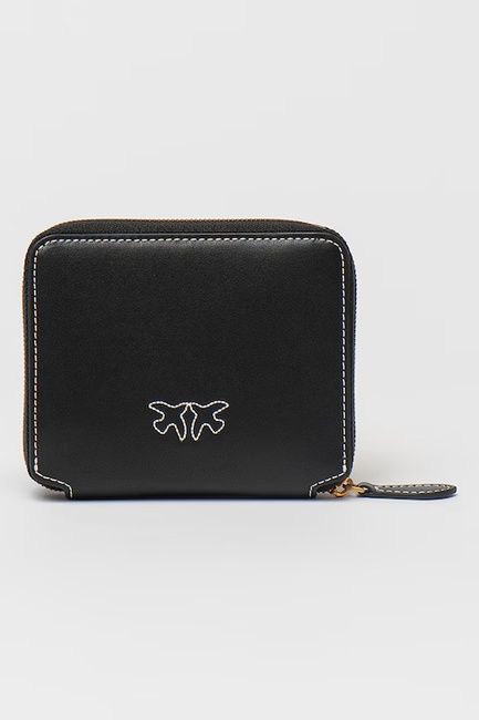 Жіночий чорний гаманець Pinko артикул 100249-A2AN Z99Q FW2025 Фото ракурс 2 - Жіночий чорний гаманець Pinko артикул 100249-A2AN Z99Q FW2025