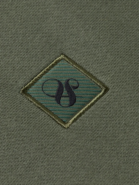 Чоловічий зелений светр SCOTCH & SODA артикул 181275 301 FW2025 Фото ракурс 7 - Чоловічий зелений светр SCOTCH & SODA артикул 181275 301 FW2025