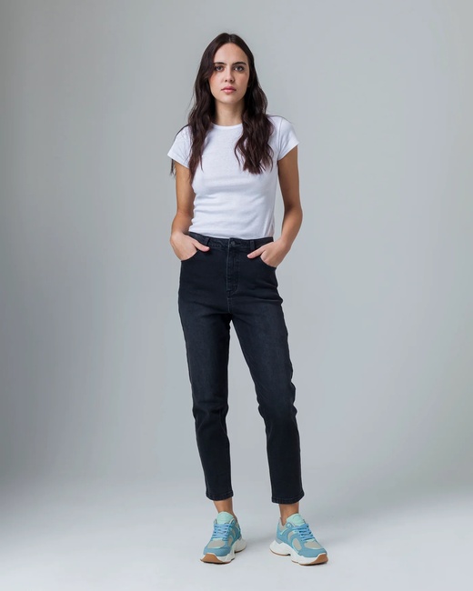 Фото ракурс 3 - Жіночі чорні джинси Piazza Italia артикул 32112 Black FW2025