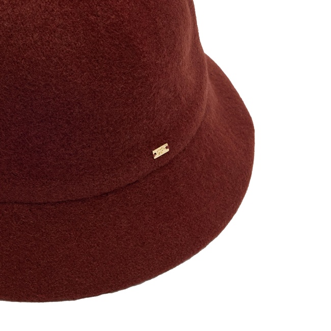 Фото ракурс 3 - Женская коричневая шляпа Parfois артикул 242591 _WK SS2026