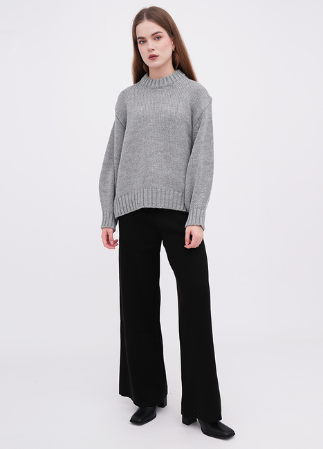 Фото ракурс 1 - Жіночі чорні штани EQUILIBRI артикул W365 002 001 Black FW2025