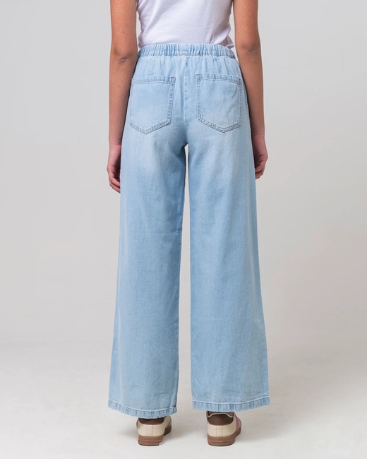 Фото ракурс 2 - Жіночі блакитні джинси Piazza Italia артикул 32822 Denim SS2025