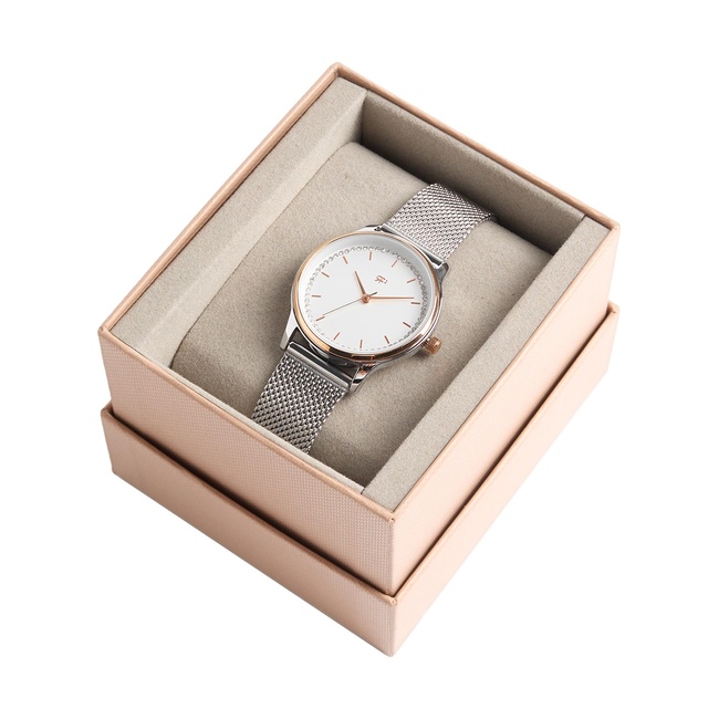 Фото ракурс 4 - Женские серебряные часы Parfois артикул 228916 _MM SS2025