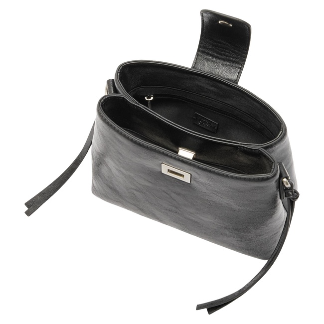 Жіноча чорна сумка Parfois артикул 238943 _BK FW2025 Фото ракурс 4 - Жіноча чорна сумка Parfois артикул 238943 _BK FW2025