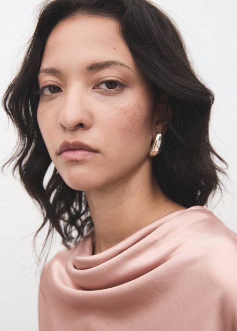 Фото ракурс 4 - Жіноча рожева блузка Mango артикул 17075804 83 1 season