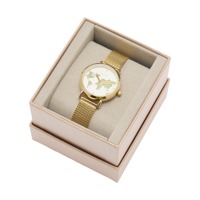 Жіночий золотий годинник Parfois артикул 238165 _MM FW2025 Фото ракурс 4 - Жіночий золотий годинник Parfois артикул 238165 _MM FW2025