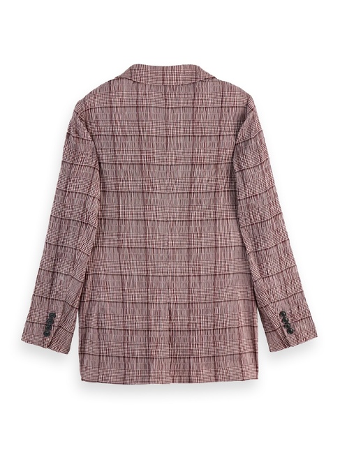 Фото ракурс 5 - Женский розовый пиджак SCOTCH & SODA артикул 179543 U106 SS2025