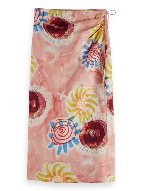 Женская розовая юбка SCOTCH & SODA артикул UFS00722M U644 SS2025 Фото ракурс 5 - Женская розовая юбка SCOTCH & SODA артикул UFS00722M U644 SS2025