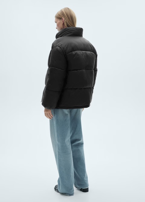 Фото ракурс 2 - Женская черная куртка Mango артикул 77048263 99 7 season