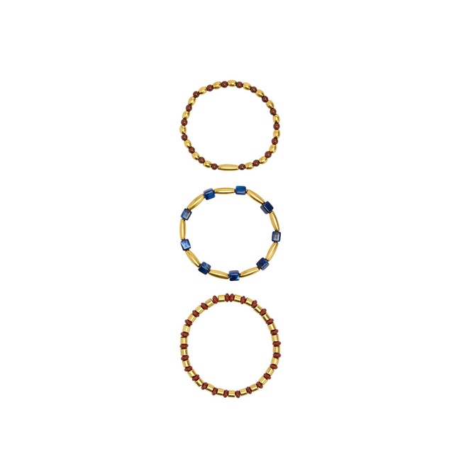 Женский золотой браслет Parfois артикул 240948 _HM FW2025 Фото ракурс 3 - Женский золотой браслет Parfois артикул 240948 _HM FW2025