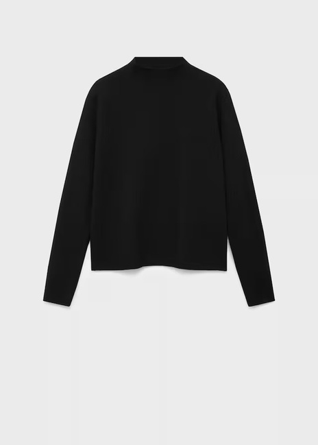 Фото ракурс 3 - Женский черный джемпер Mango артикул 17005811 99 1 season