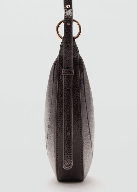 Жіноча коричнева сумка Mango артикул 27091216 32 2 season Фото ракурс 3 - Жіноча коричнева сумка Mango артикул 27091216 32 2 season