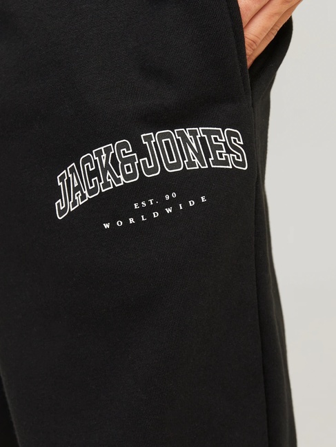 Фото ракурс 6 - Мужские чёрные штаны Jack & Jones  артикул 12257962 Black FW2024