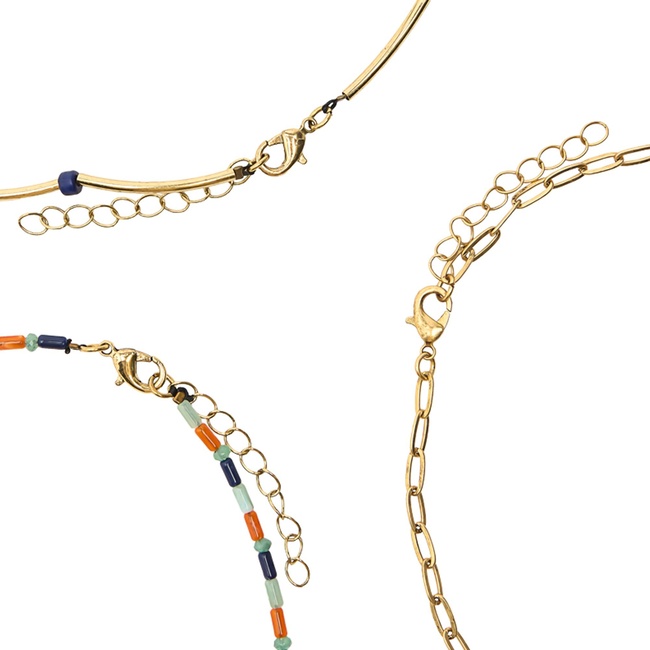 Жіноче різнокольоровe намисто Parfois артикул 237366 _BM FW2025 Фото ракурс 4 - Жіноче різнокольоровe намисто Parfois артикул 237366 _BM FW2025