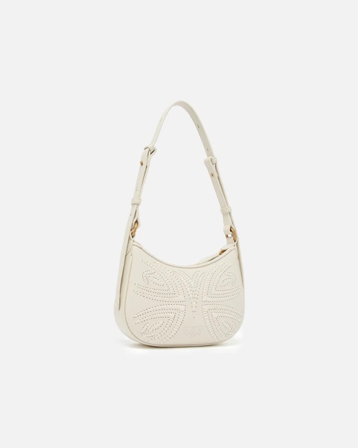 Женская молочная сумка Pinko артикул 103538-A2C3 Z14Q SS2025 Фото ракурс 2 - Женская молочная сумка Pinko артикул 103538-A2C3 Z14Q SS2025