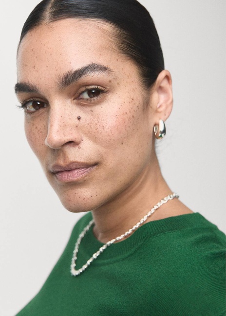 Жіночий зелений джемпер Mango артикул 17005817 49 1 season Фото ракурс 6 - Жіночий зелений джемпер Mango артикул 17005817 49 1 season